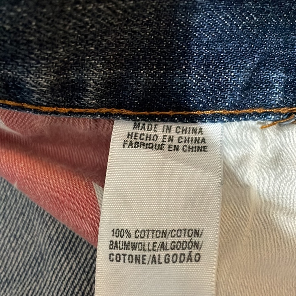Lucky Brand by Gene Montesano Short Inseam Jeans—Size 34, Blue - Picture 5 of 13